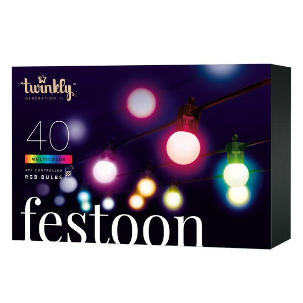 Ghirlanda Luminoasa Festoon cu 40 LEDuri - Kit de extensie 20m